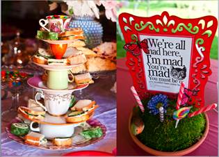Mad+Hatter+Tea+Party+Ideas   Mad Hatter party. I am SURE I can